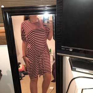 Striped Tie dress